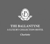 A logo of the ballantyne hotel in charlotte.