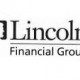 A black and white photo of the lincoln financial group logo.